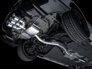 Acura Integra Performance Exhaust - Rear - AWE Tuning - Cat-Back Touring Edition - Chrome Silver - 2024+